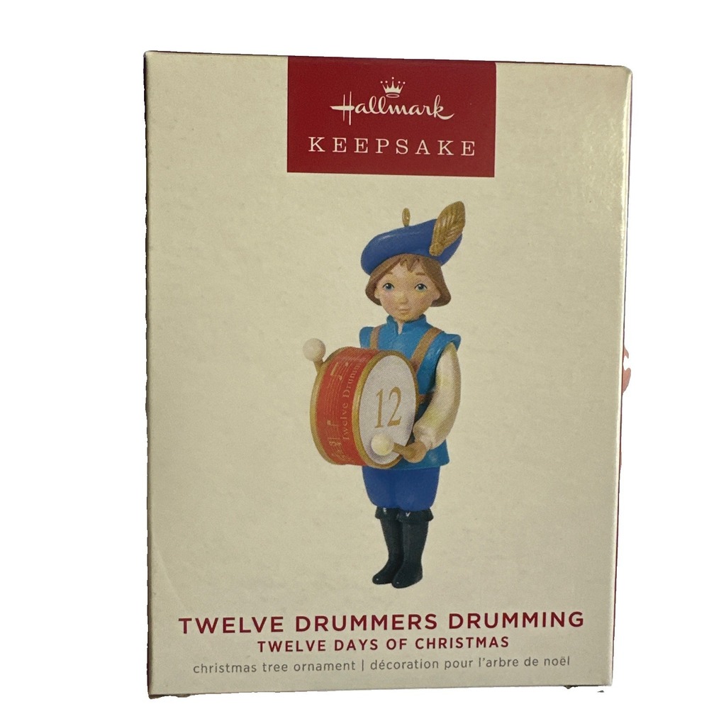 2022 Hallmark Keepsake "Twelve Drummers Drumming" 12th and Final in Series New